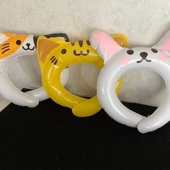 アニマルエアーカチューシャ　にゃんこ　とら　うさぎ