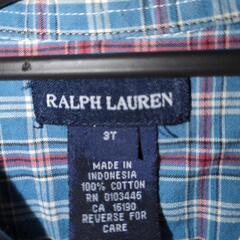 ③ラルフローレン　シャツ　３歳　100の画像