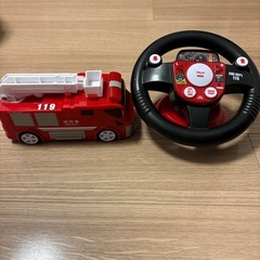 【取引中】消防車　運転　おもちゃ　　の画像