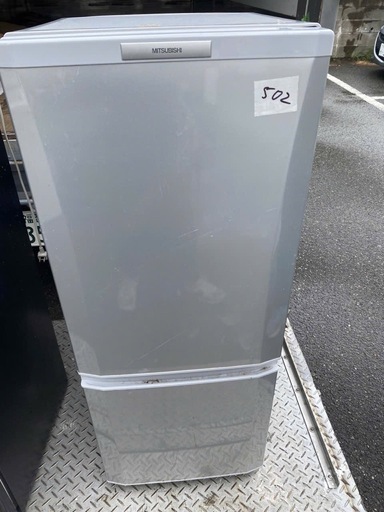 北九州市内配送無料　保証付き ★三菱冷蔵庫 ピュアシルバー 146L 右開き MR-P15T-S