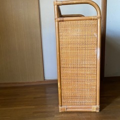 受け渡し予定者決まりました　藤のチェスト 差し上げます 昭和レトロの画像