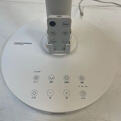 ★動作〇★ 扇風機 YUASA YKT-D21YFR ( W ) 2018年製 リモコン付 サーキュレーター リビング扇風機の画像