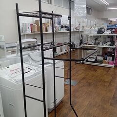 ★ジモティ割あり★  ランドリーラック ブラック H184×D6...
