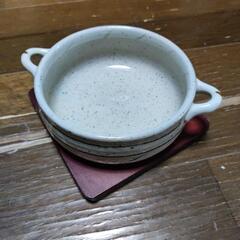 グラタン皿受け皿付き