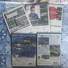 💿PS2ソフト💿サッカー系ソフト5本セットの画像
