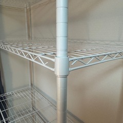 ニトリ 鉄製収納棚 (3周使用) 高さ調節可能の画像