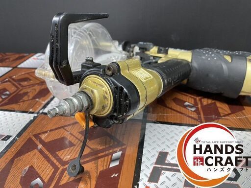 【中古】日立 HITACHI ねじ打ち機 WF3H ケース,保護メガネ,ねじ,取扱説明書付き 使用ねじ長さ25～32mm Ф3.5,Ф3.9 使用空気圧範囲1.76～2.26MPa