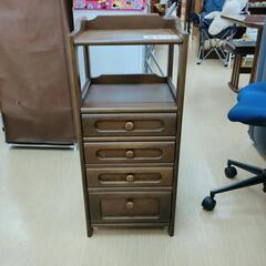 電話台◆木製、シミ・キズあります◆小引き出し・花台◆使用感あり【浜村鹿野温泉ICから3分 買取本舗 宮本リサイクル 営業時間9～19時 定休日水曜のみ←連絡できませんm(_ _)mの画像
