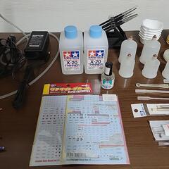 エアブラシ、塗装道具一式他の画像
