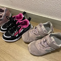 女の子　スニーカーセット　19cm〜20cmの画像