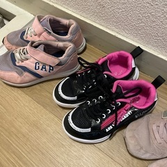 女の子　スニーカーセット　19cm〜20cmの画像