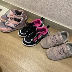 女の子　スニーカーセット　19cm〜20cm