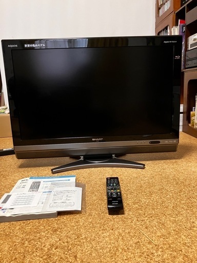 シャープ液晶カラーテレビLC32DX2（32型、DVD内蔵）2010年製\n