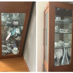 【引取り限定】コスガKOSUGAのリビングキャビネット、飾り棚の画像