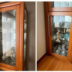 【引取り限定】コスガKOSUGAのリビングキャビネット、飾り棚の画像