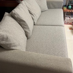  今日まで！洗える大きなソファの画像