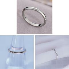 甲丸シルバーリング（新品）16号の画像