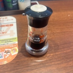 醤油瓶　醤油さし　松のや（千里丘店）にて　撮影