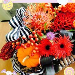 10月24日（木）フラワーアレンジ講座 ～ハロウィン生花アレンジ...
