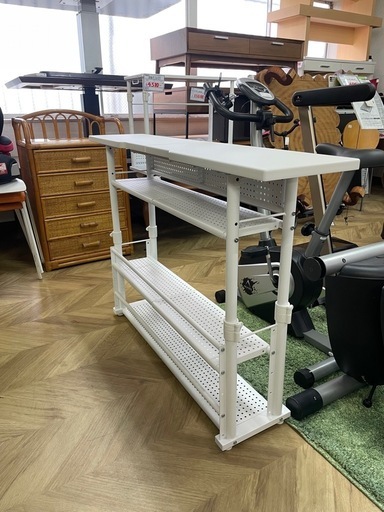 0012　Bauhutte 昇降式PCデスク BHD- 1000M-WH