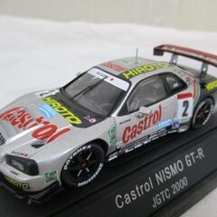 GΣ54 ミニカー EBBRO Castrol NISMO GT-R エブロ カストロール 1/43 JGTC 2000 検： 自動車 レーシングカーの画像