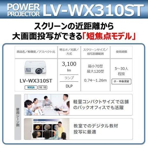 ビジネス用におすすめ】Canonプロジェクター