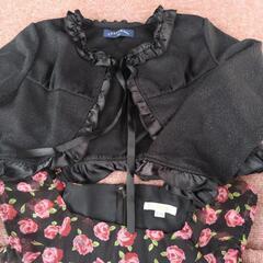 🌹110〜120バラ柄女児ワンピース🌹の画像