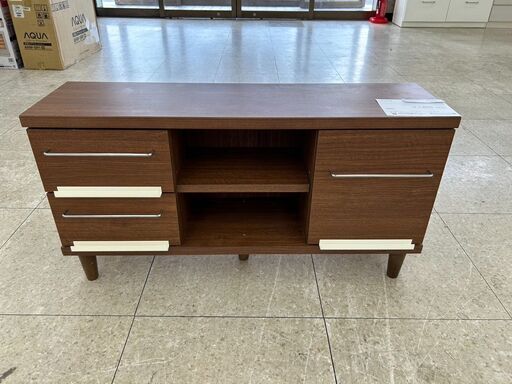 ★ジモティ割あり★ 永野家具 テレビ台 ブラウン H47×D25×W90.5 クリーニング済み TJ8685