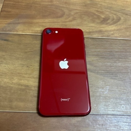 美品バッテリー100%！YモバiPhone SE 3世代　64GB 赤　今日中‼️