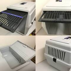 【美品】🐶アイリスオーヤマ トラベルキャリー HC-730 グレーの画像