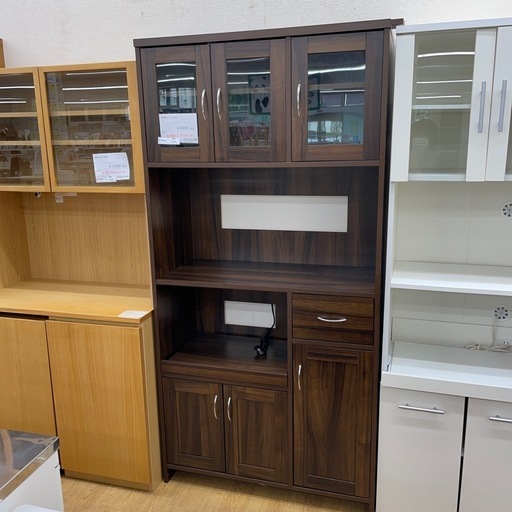 ★ジモティ割あり★  食器棚　クリーニング済み SJ7143