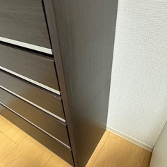 ☆ニトリ☆ミドルチェスト 衣装ケース ダークブラウンの画像