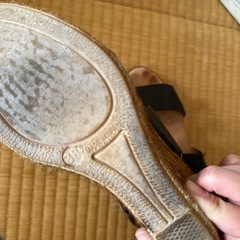 中古 サンダル38サイズの画像