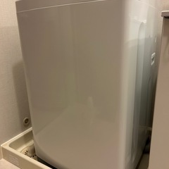 【受付期限短縮10/14まで】使用回数少美品7.0kg AQUA 洗濯機 2021年製　の画像