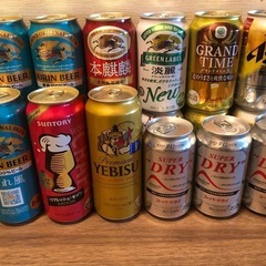 ビール類各種18本