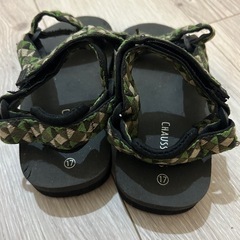 キッズ　サンダル　17cmの画像