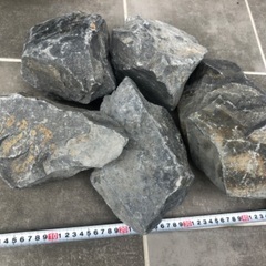 割栗石 ロックガーデン ブラック グレー 20kg