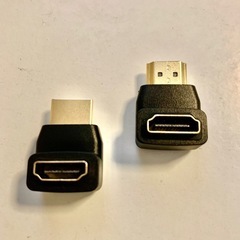新品・未使用HDMI  L字変換アダプター2個セットの画像