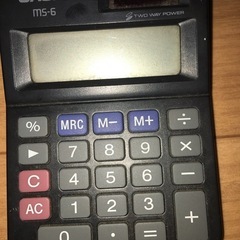 CASIO ms-6電卓