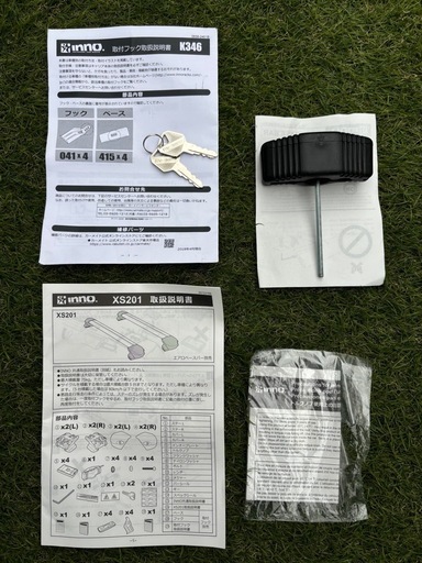 デリカD5用  INNO  エアロベース キャリアセット