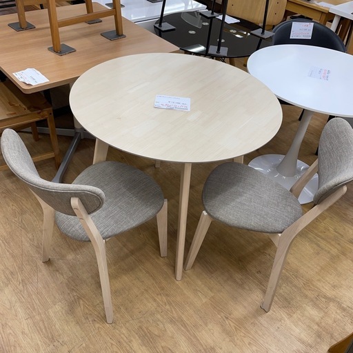 ★ジモティ割あり★   2人掛けダイニングテーブルセット　クリーニング済み SJ7148