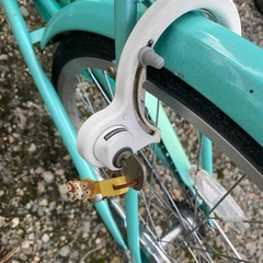 お話中　女の子用自転車の画像