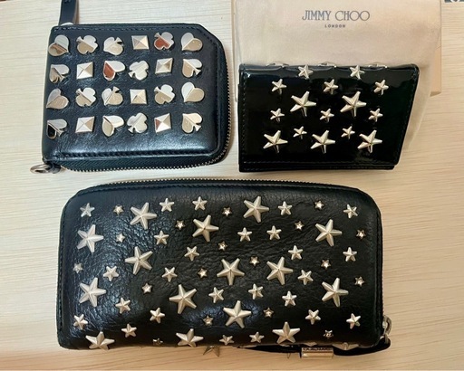 ジミーチュウ 財布2個 (+おまけ 名刺入れ)