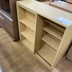 ★ジモティ割あり★  スライド式本棚　クリーニング済み SJ七53の画像