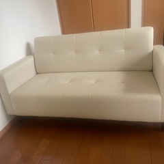 シンプル　2人がけ　ソファ