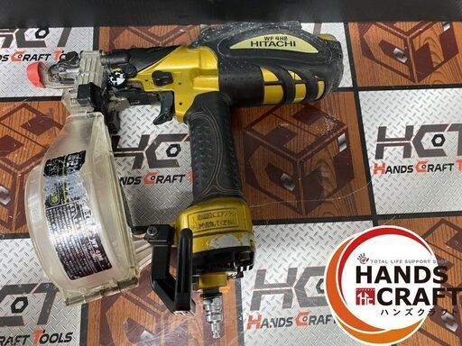 【久留米】【引き取り限定】【中古】日立 HITACHI 高圧ねじ打ち機 WF4H2 ケース,ノーズキャップ付き 4mm 使用ねじ:SV3925HR～SV3941HR 使用空気圧力1.76～2.26MPa