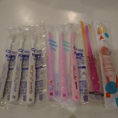 未開封 子供用ふつう歯ブラシ8本セット