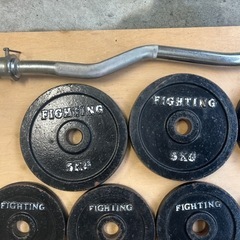 FIGHTING ROAD 可変式バーベルセット　計46kg
の画像