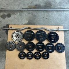 FIGHTING ROAD 可変式バーベルセット　計46kg
