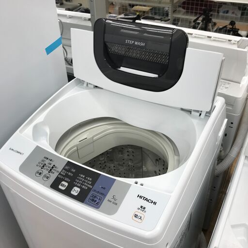 ★ジモティ割あり★ 日立    洗濯機   5.0kg   年式2017  動作確認／クリーニング済み KJ6261